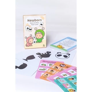 ของขวัญ Gift set : Mommy Booster x Little Monster น้ำหัวปลี คละ 3 รส 6 ขวด + Newborn Flashcards Little Monster 1 เซต