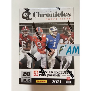 พร้อมส่ง 2021 Panini Chronicles Draft Picks NFL Blaster Box การ์ดสะสมอเมริกันฟุตบอล