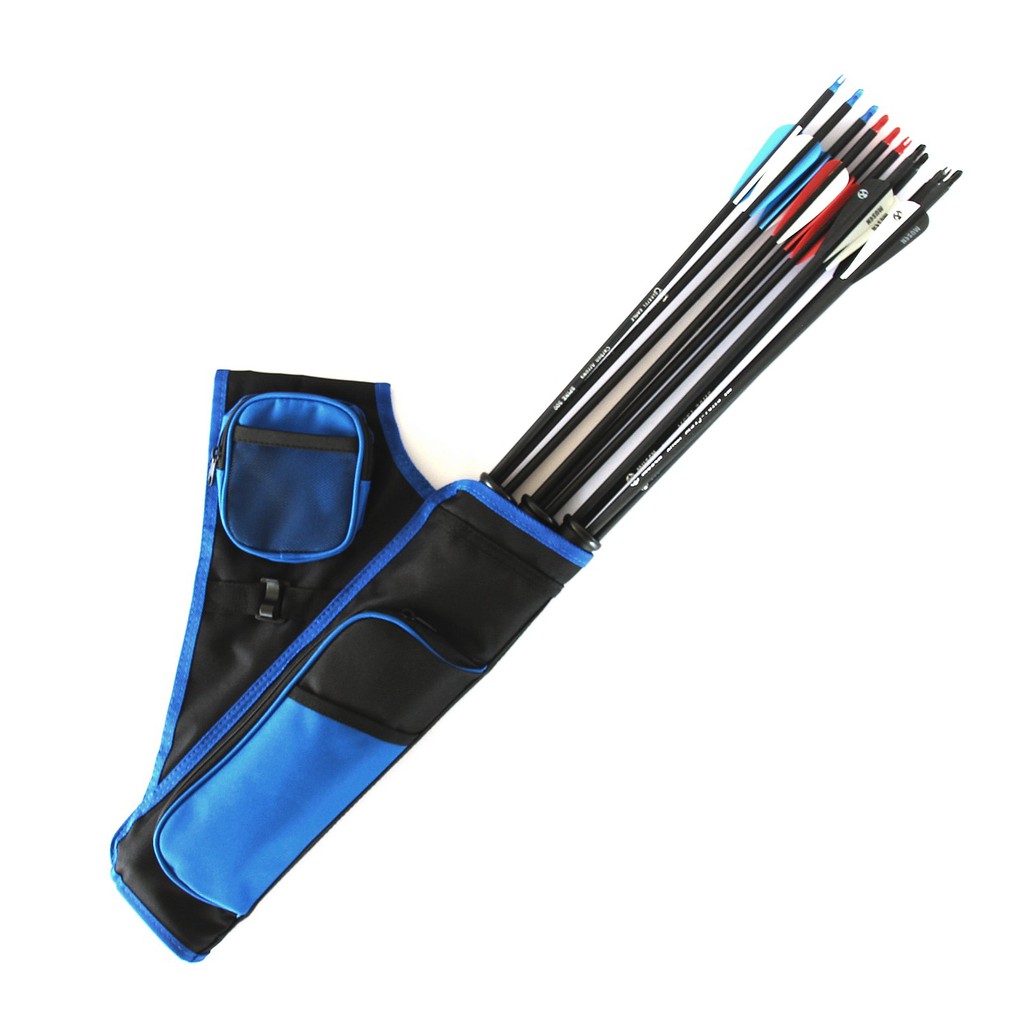 3 Tubes Arrow Quiver for Archery Hunting Arrows Holder Bag with