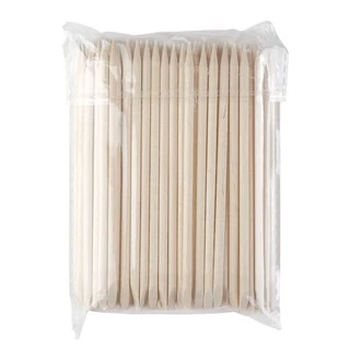 ไม้ส้มดันหนัง Pusher/ เขี่ยขี้เล็บ 100ชิ้น สุดคุ้ม ห่อใหญ่ 11.5ซม. ไม้ดันหนัง อุปกรณ์ทำเล็บ