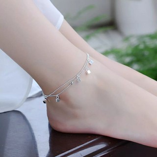 สร้อยข้อเท้าจี้ลูกเต๋า °•□  • Layers Cube Anklet