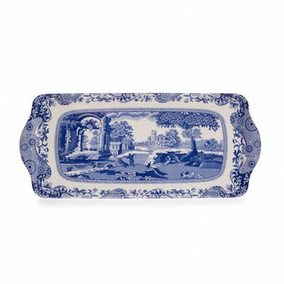 Spode - Pimpernel Blue Italian Sandwich Melamine Tray ถาดเมลามีน 13 x 6