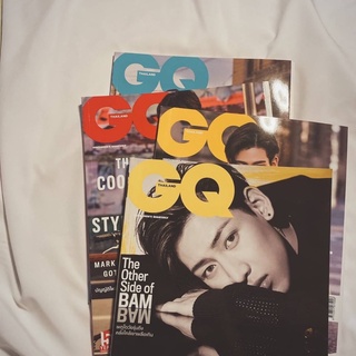 * ปกแบมเล่มเหลือง ลดเหลือ 70฿ *  *80฿* นิตยสาร GQ ปกแบมแบม , มาร์ค , มาร์คแบม มีอย่างละเล่ม /Got7