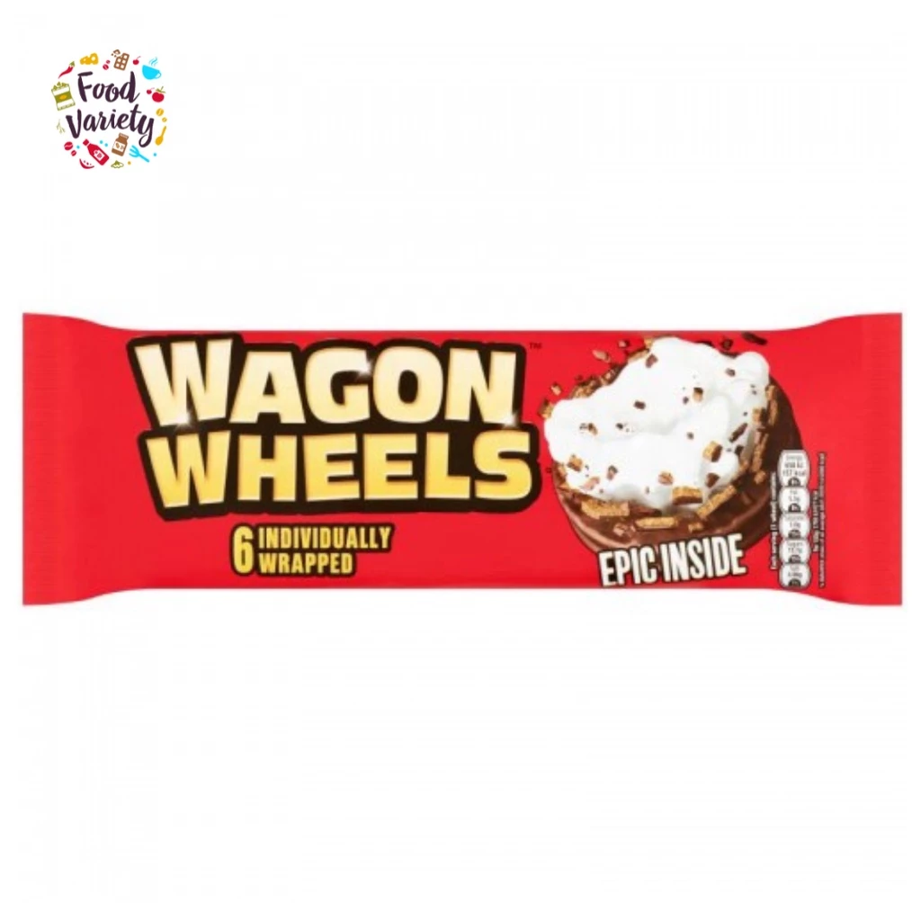 [Best Before 31-Nov-2026]Wagon Wheels – Epic Chocolate Marshmallow Biscuits (6 Pack) 220g แวกอนวีลส์ บิสกิตมาร์ชเมลโลช็อ