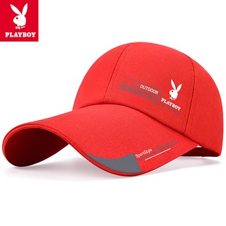 Playboy Mens Hat Cotton Baseball Cap Korean Version of The Tide Sunscreen Sun Hat Female Summer Wild Sun Hat Cap