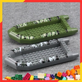 2PCS Lego SWAT กองทัพทหาร WW2 Minifigures ของเล่นชุดอาคารของเล่นเลโก้บล็อกอาคารนาวิกโยธินทหารคูเมืองยางลบขนาดเล็กเรือยอทช์เรือสร้างอิฐสำหรับเด็กก่อนวัยเรียนอายุ 3+ ของเล่นเด็กใช้ได้กับทุกยี่ห้อ