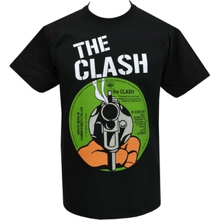 [COD]ใหม่ เสื้อยืดลําลอง แขนสั้น พิมพ์ลายดอกไม้ PUNK THE CLASH WHITE MAN IN HAMMERSMITH PALAIS RECORD COVER สําหรับผู้ชา