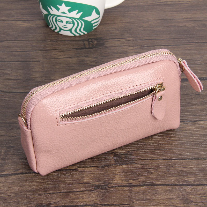 กระเป๋าหนังแท้ leather pouch กระเป๋าคลัช W040