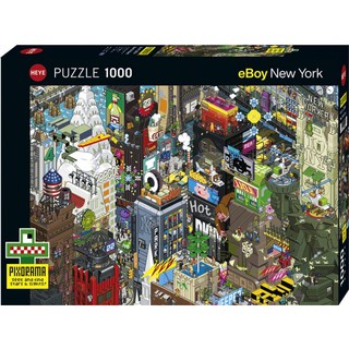 จิ๊กซอว์ 1000 pc PUZZLE HEYE - NEW YORK QUEST (eBoy)