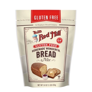 Gluten Free Homemade Wonderful Bread Mix BOB’s RED MILL 454g. แป้งขนมปังโฮมเมด ปราศจากกลูเตน