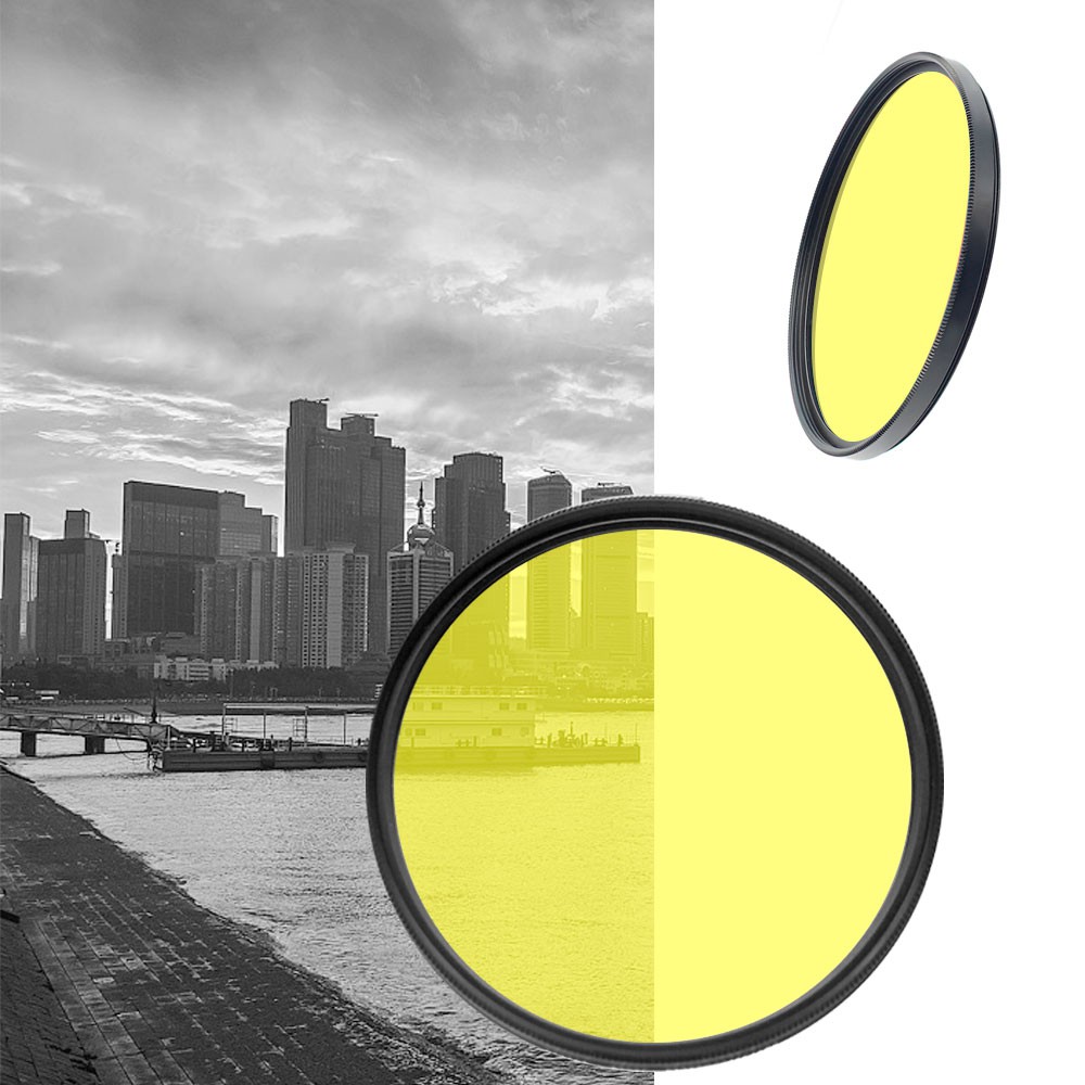 Filter Accessories Red Orange Yellow Green Blue Purple ฟิลเตอร์เต็มสี 37 40.5 43 46 49 52 55 58 mm