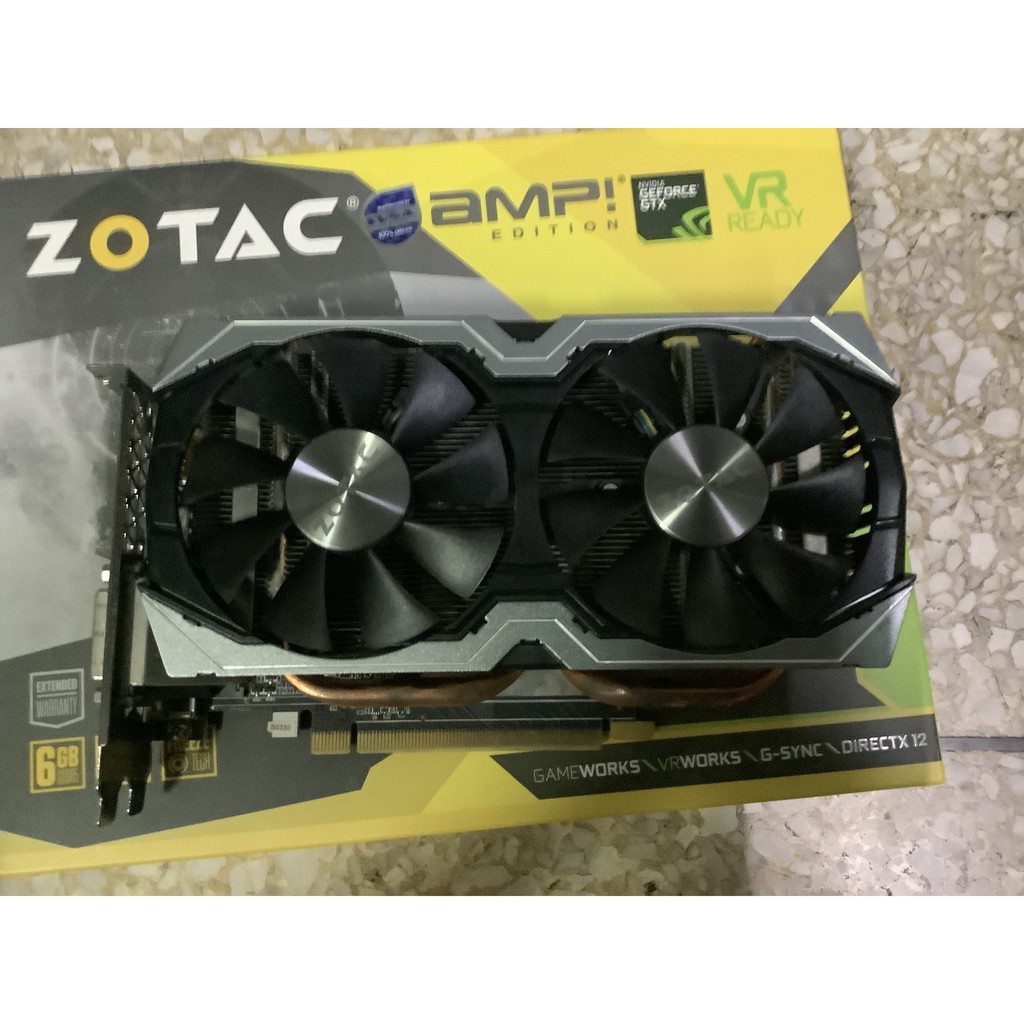 ZOTAC GeForce GTX 1060 AMP! Edition 6GB ครบกล่อง