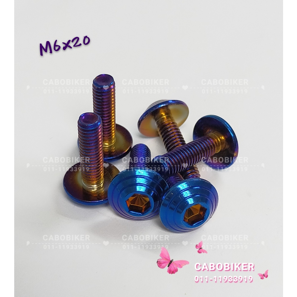 MUFFLER CAP SCREW M6 X 20 REAR FENDER SCREW