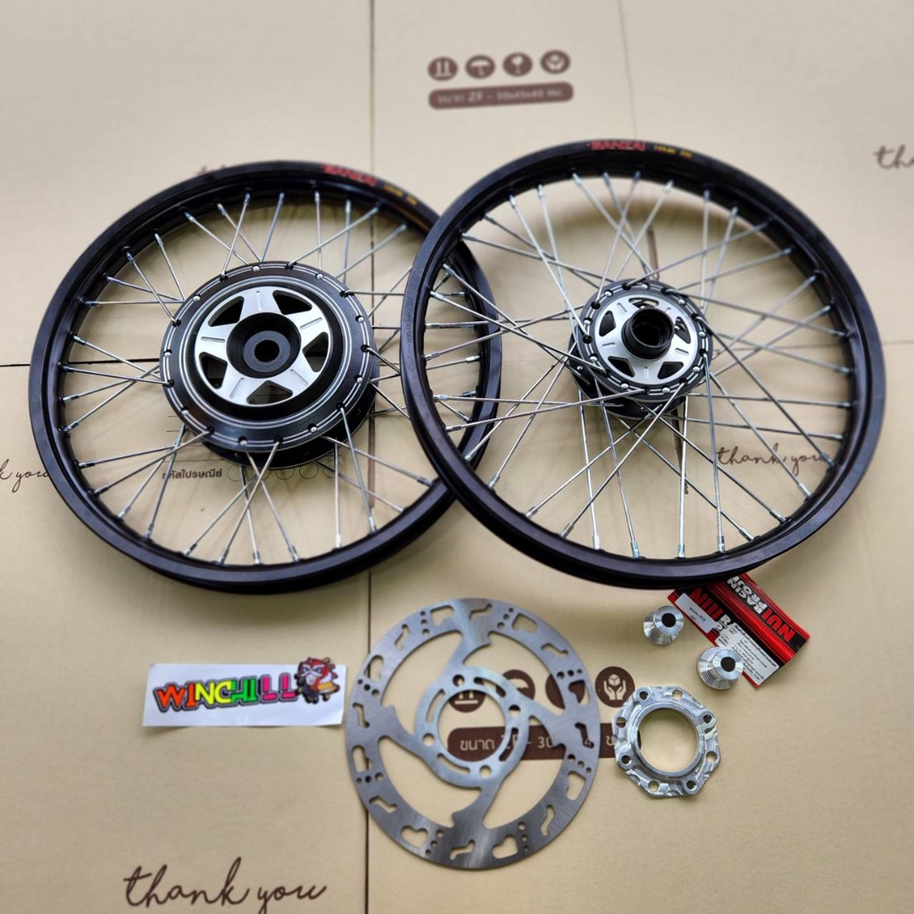#ชุดล้อPCX160
#PCX160ปี2021
#ล้อโลสีดำดุมดำ
#เจาะจานเจาะลายเท้า
#แปลงจานดิสNUI