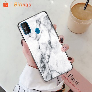 เคสโทรศัพท์มือถือพิมพ์ลาย Marble สําหรับ Samsung Galaxy M 30 S M 21