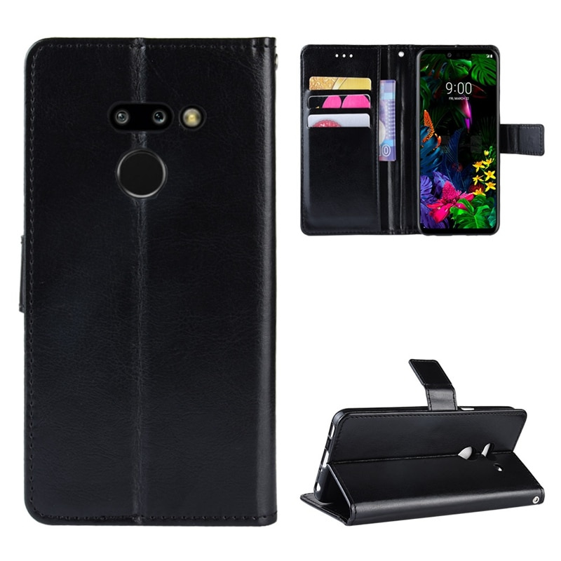 ซองหนังพลิก LG G8 G8S G8X ThinQ กระเป๋าสตางค์เคสโทรศัพท์เคสป้องกัน