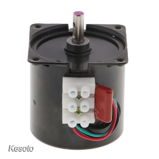 ( Kesoto ) 60 Ktyz 220 V 60 Rpm อุปกรณ์เพลาเกียร์แม่เหล็กมอเตอร์ 14w