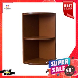 ชั้นจบมุมโค้ง KING PLATINUM 32x67.8 ซม. สีไม้สักROUND CORNER CABINET KING PLATINUM 32x67.8CM TEAK