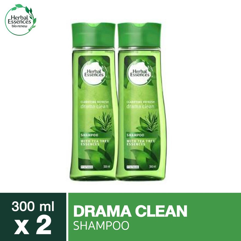 Herbal Essences Drama Clean Shampoo 300ml เฮอร์บัลเอสเซนท์แชมพูดราม่า
