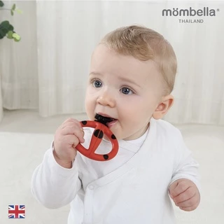 Mombella 2in1 แปรงสีฟันและยางกัดมัมเบล่า ของแท้จากอังกฤษ ปลอดภัยมี มอก. เช็ดคราบนมบนเหงือกและฟัน U Shape Toothbrush