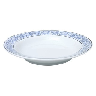 ราคาพิเศษ!! โรยัล พอร์ซเลน จานลึก 8 นิ้ว ลายเข็มถี่ ROYAL PORCELAIN Deep Plate 8" with Needle Flower Design