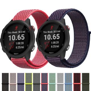 สายนาฬิกาข้อมือไนล่อน 20 มม 22 มมสําหรับ garmin vivoactive 3 garmin forerunner 645/245