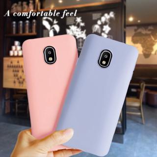 Samsung Galaxy J7 Pro J730G J730F SM-J730G 2017 Casing Candy Color Soft Silicone TPU Cover