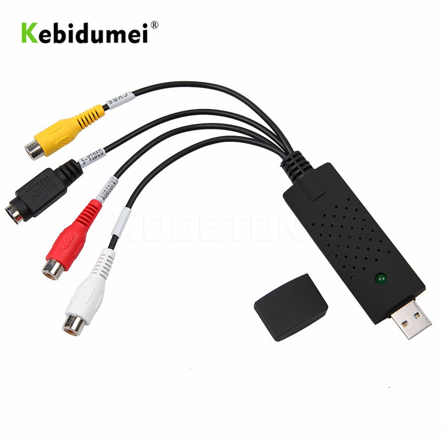 อะแดปเตอร์แปลงสายเคเบิล USB 2.0 เป็น RCA USB สําหรับ TV DVD VHS