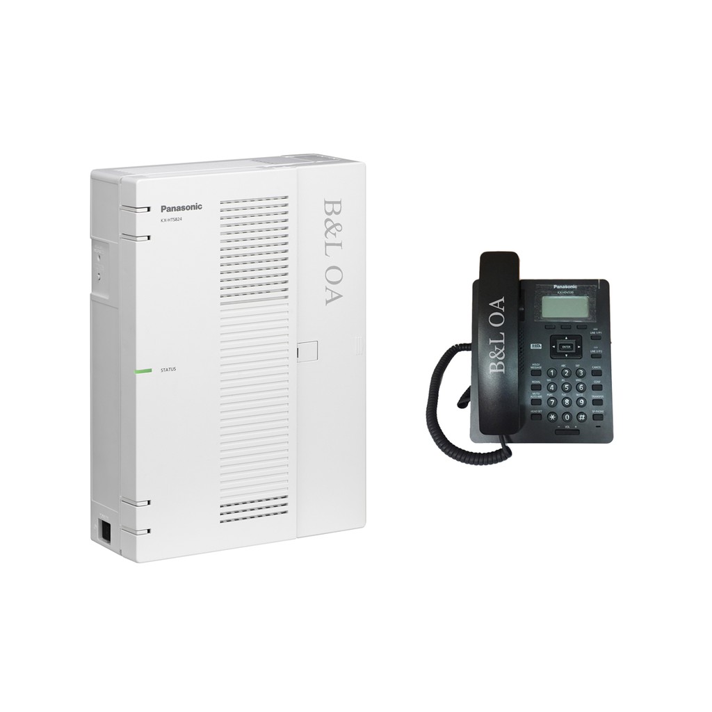 KX-HTS824BX+KX-HDV130 Panasonic Hybrid IP PBX ตู้สาขา ขยายสูงสุด 24 สายใน