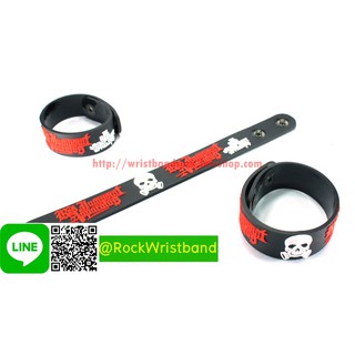 THE RED JUMPSUIT APPARATUS ขายริสแบนด์  RAS315NB Wristband สายรัดข้อมือวงร็อค