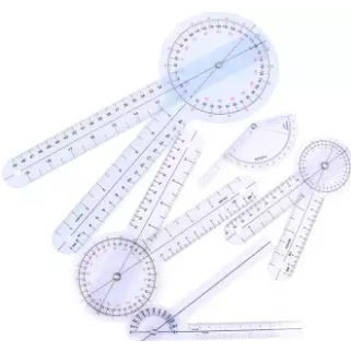 ไม้บรรทัด goniometer มุมทางการแพทย์ไม้บรรทัด 360 องศา 180 องศา / spinals goniometer /Finger goniomet