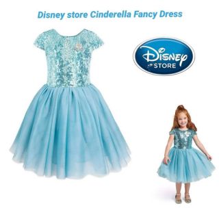 ชุดเดรส ซินเดอเรลล่าDisney store Cinderella Fancy Dress for Girls