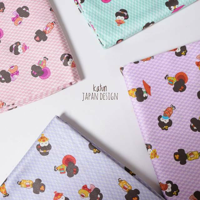KATUN [KTN 431] ผ้าคอตตอนดีไซน์ญี่ปุ่น - กว้าง 1.50 - ราคาต่อ 0.5m