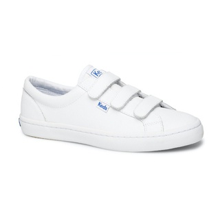 KEDS WH57616 รองเท้าผ้าใบหนัง แบบสวม รุ่น TIEBREAK LEATHER สีขาว