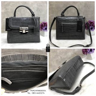 Zara Croc Handle Bag หนังลายจรเข้ หนังนิ่ม