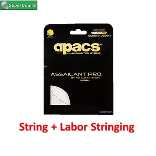 Apacs Assailant Pro สายแบดมินตัน (รวมสาย) (1 ชิ้น)