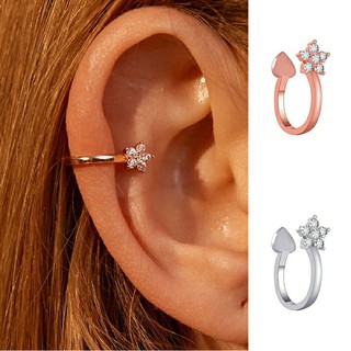 ต่างหูหนีบดอกไม้จิ๋ว • Tiny Flower Ear Cuff