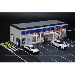 โมเดลรถยนต์ LAWSON Pre-Sale-G-Fans ขนาด 1:64 ของเล่นสําหรับเด็ก 710024