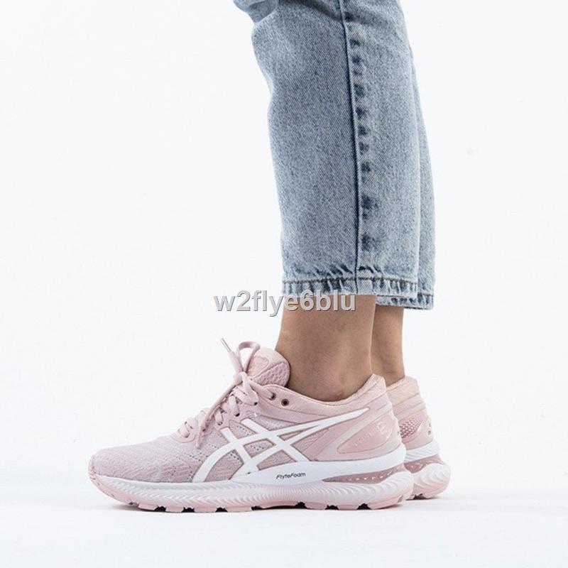 ⊕รองเท้าวิ่งผู้หญิง Asics GEL-NIMBUS 22 สีพีช (1012A587-703) ของแท้% จาก Shop #6