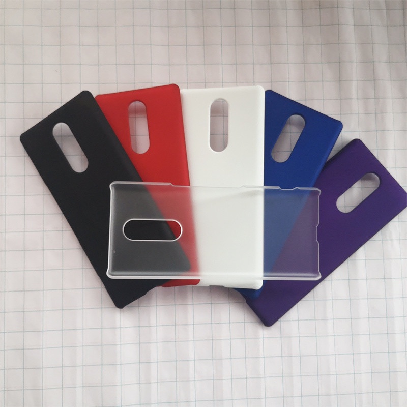 เคสโทรศัพท์แบบด้านแบบแข็งบางพิเศษสําหรับ Sony Xperia 1 XZ4 PC Antiskid Simple ฝาหลัง