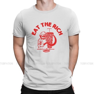 [S-5XL]เสื้อยืด ผ้าฝ้าย พิมพ์ลาย Kebab Funny Eat The Rich สไตล์วินเทจ โอเวอร์ไซซ์ แฟชั่นฤดูร้อน สําหรับผู้ชาย