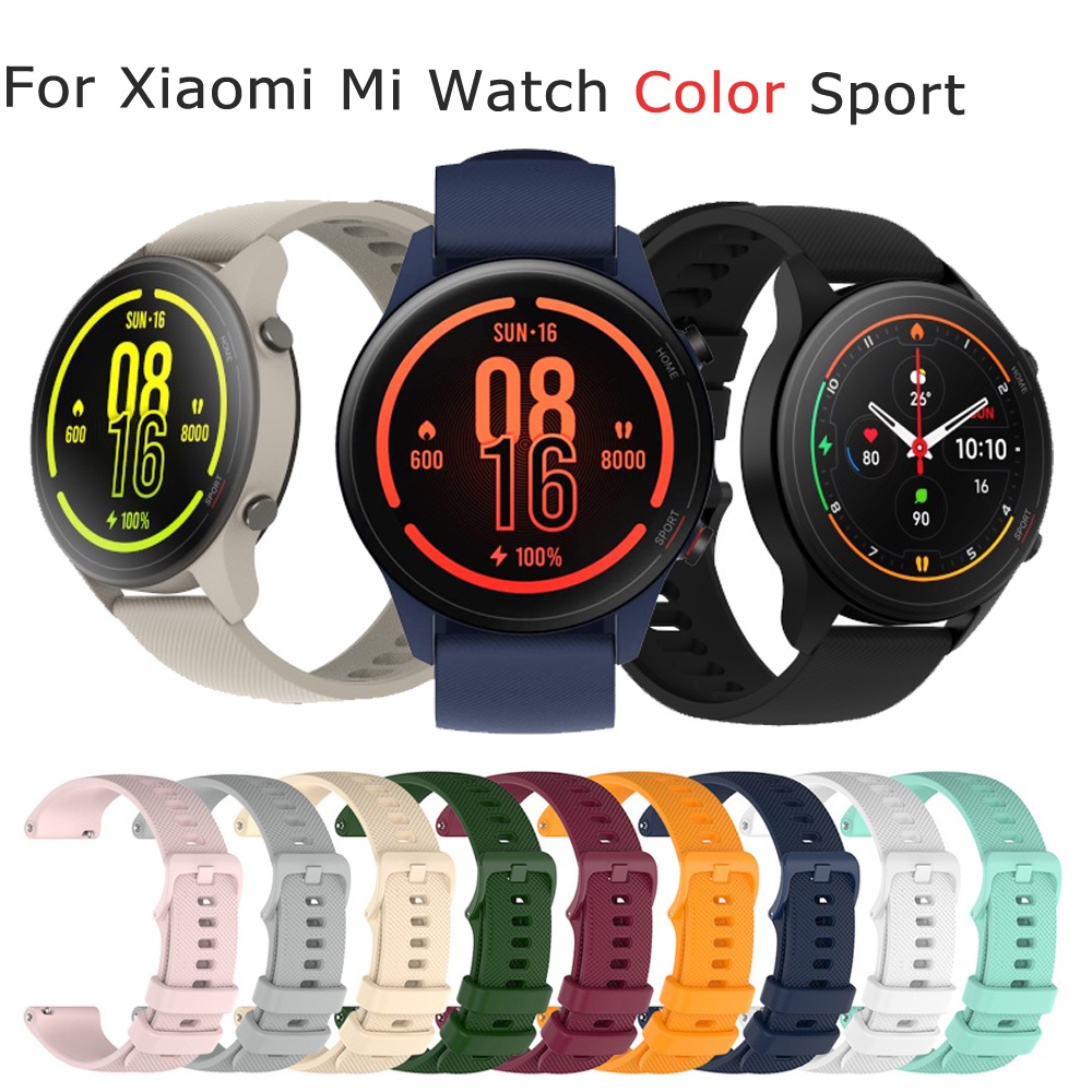สายนาฬิกาข้อมือซิลิโคน ปลดเร็ว 22 มม. อุปกรณ์เสริม สําหรับ Xiaomi Mi Watch