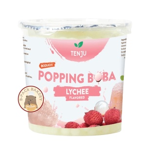 (เท็นจู มุกป็อบ ลิ้นจี่) เท็นจู ไข่มุกป็อบ ลิ้นจี่ / TENJU Popping Boba Lychee / 1Kg