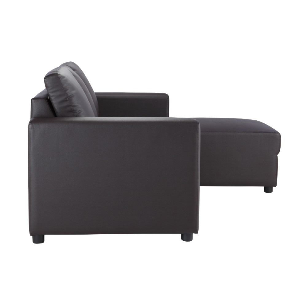 WINNER FURNITURE โซฟาหนังสังเคราะห์ L-Shape รุ่นจอร์จ สีน้ำตาลเข้ม(เลือกข้างL-Shapeได้) #5