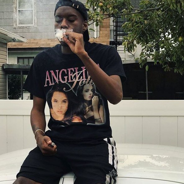 HOMAGE TEES Angelina Jolie Tribute T เสื้อยืดแขนสั้น