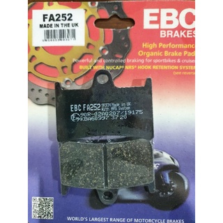 ผ้าเบรค EBC Brakes รุ่น Big bike / ผ้าหน้า Yamaha MT-07, MT-09