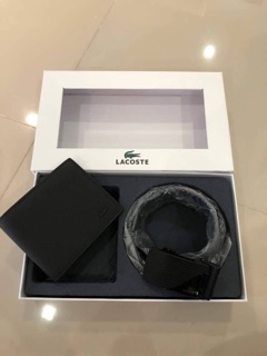 กระเป๋าสตางค์+เข็มขัด Lacoste สุดคูล