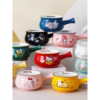 Sanrio ชามเซรามิกมีหูด้ามจับ