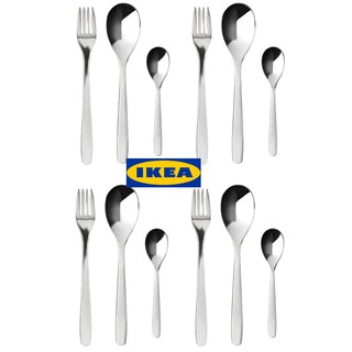 MOPSIG ม็อปซิก ชุดช้อนส้อมมีด 12 ชิ้นIKEA