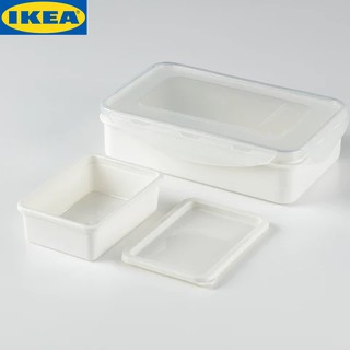 IKEA FULLASTAD ฟุลลาสตัด กล่องอาหารกลางวัน กล่องอาหาร กล่องพลาสติก